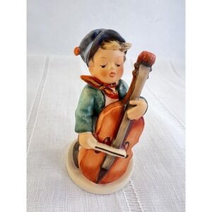 Vintage Hummel Goebel Sweet Music 186 TMK-5 Boy Cello Figurine W Germany 5"
